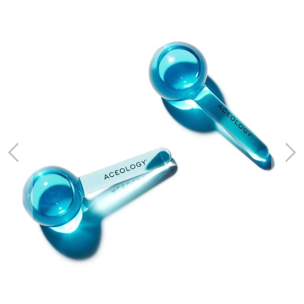ACEOLOGY ORIGINAL BLUE ICE GLOBE FACIAL MASSAGER